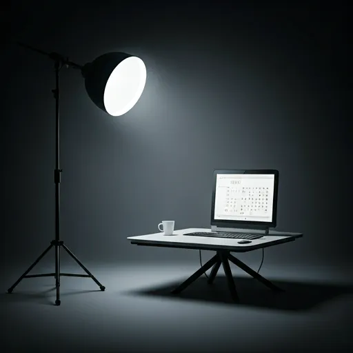 Industrial minimalist studio with spotlight on premium NEOWAX jar