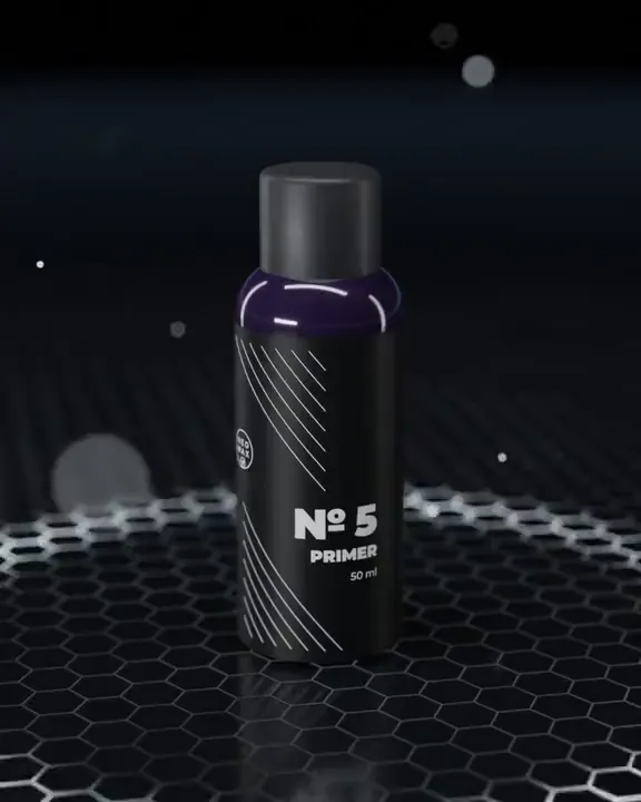 NEOWAX Primer No. 5 bottle on a graphene honeycomb